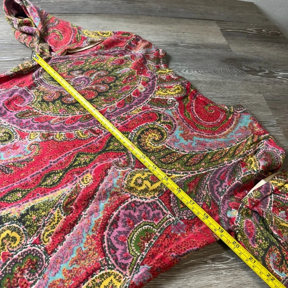 Talbots vibrant paisley